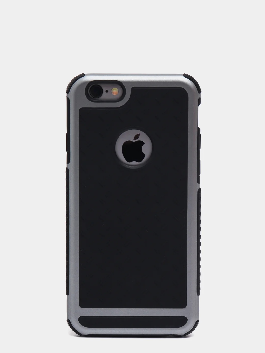Серый чехол силиконовый для iPhone 6 противоударный