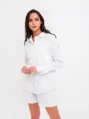 Белый комплект рубашка и шорты Elmay