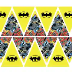 Batman. Гирлянда поздравительная "Персонажи" (флажки)