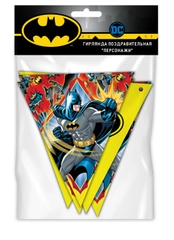 Batman. Гирлянда поздравительная "Персонажи" (флажки)