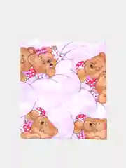 Лавандовый пеленка детская, бязь, 75 х 110