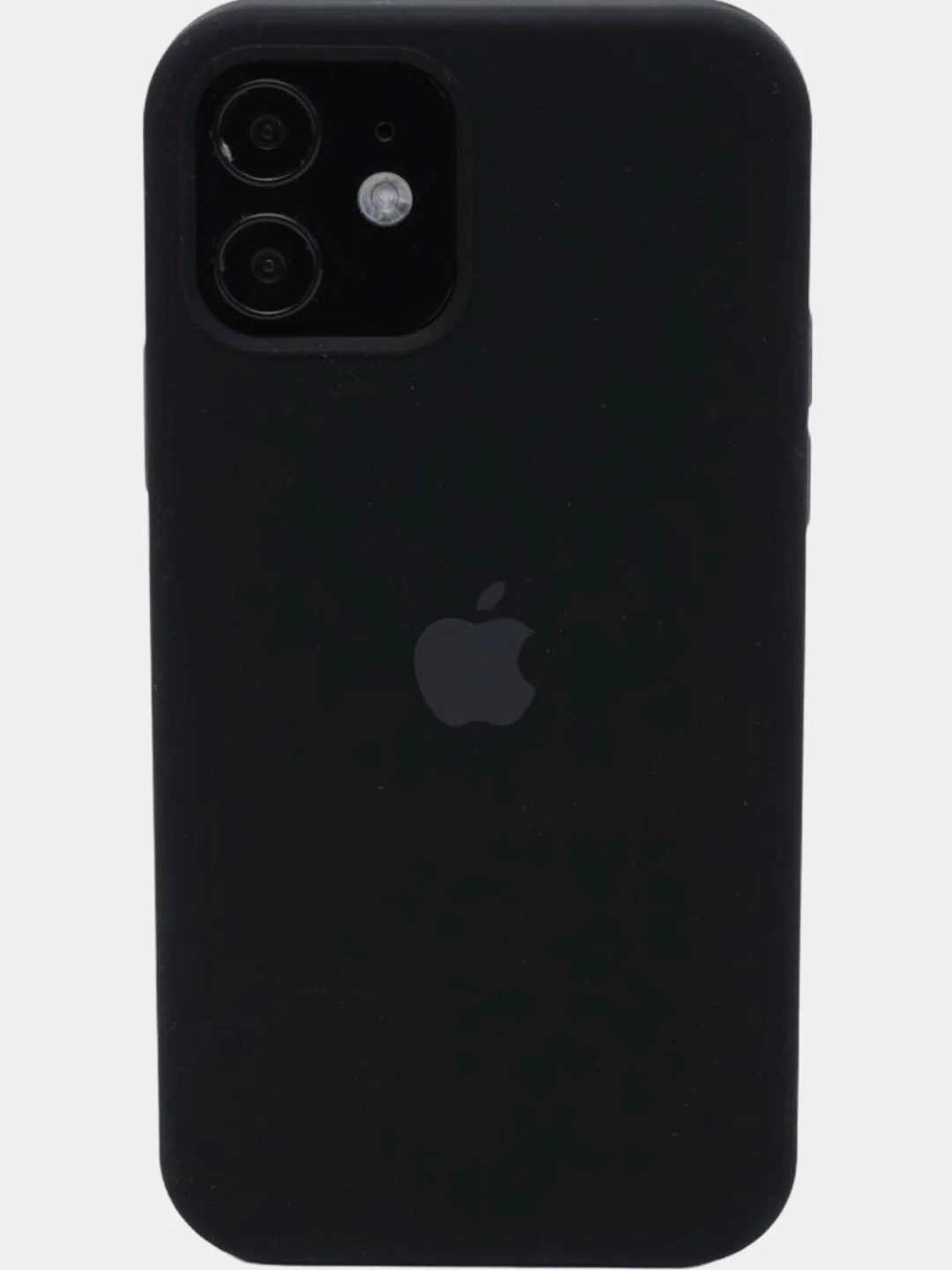 Черный чехол для iPhone 12/12 Pro, силиконовый