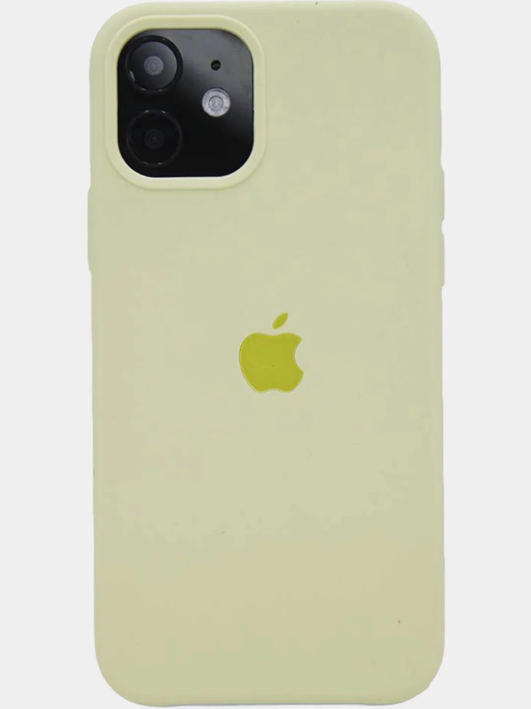 Лимонный чехол для iPhone 12/12 Pro, силиконовый
