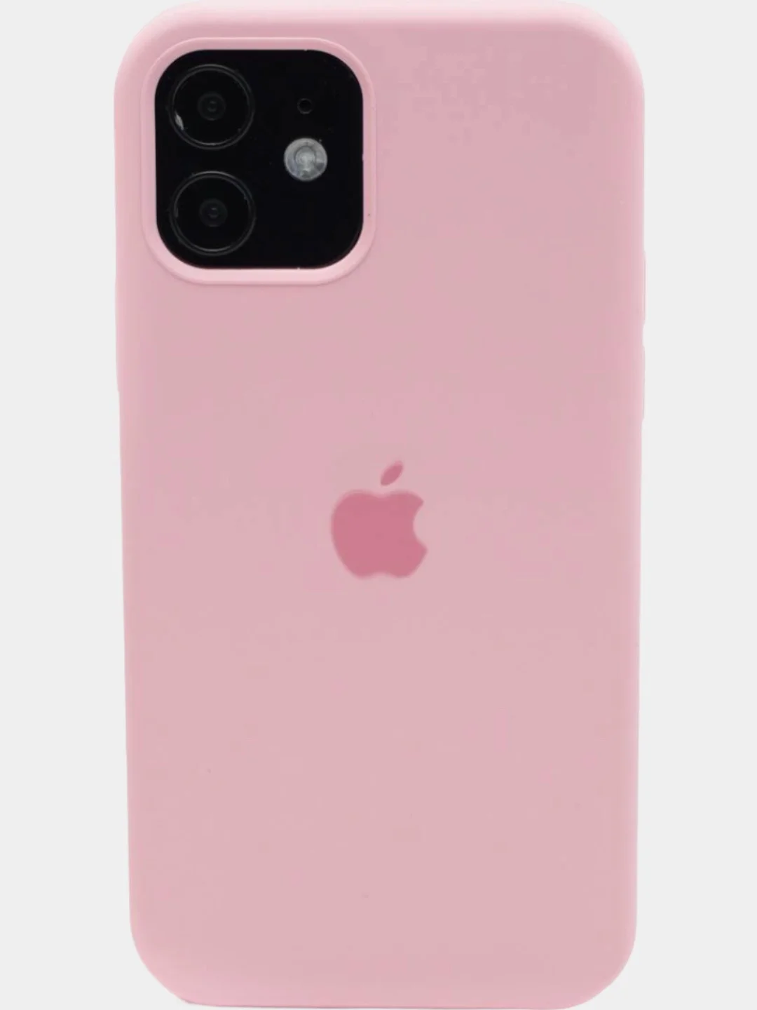 Розовый чехол для iPhone 12/12 Pro, силиконовый