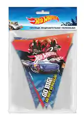 Hot Wheels. Гирлянда поздравительная "Персонажи" (флажки)