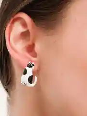 Серьги-гвоздики "Cat&Dog"