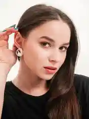 Серьги-гвоздики "Кошка"