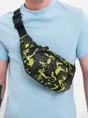 Зеленый поясная сумка через плечо, унисекс