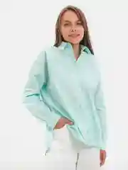 Мятный рубашка женская с пуговицами сзади, 4 цвета