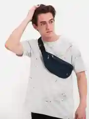 Синий поясная сумка, через плечо, унисекс