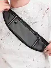 Серый поясная сумка спортивная, для бега, светоотражающая, унисекс