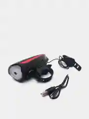 Фонарь велосипедный, светодиодный, с сигналом