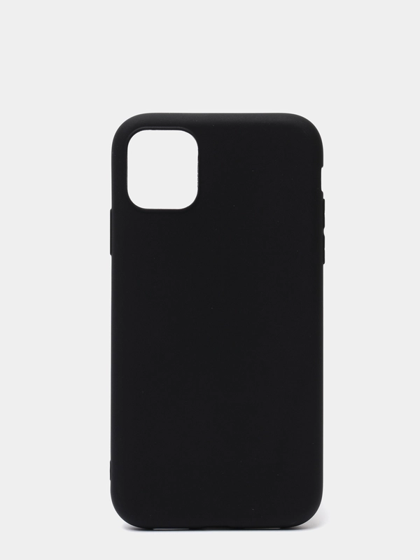 Силиконовый черный чехол для iPhone 5, 5s, SE, 6, 6s, 7, 8, 7 Plus, 8 Plus, XR, 11