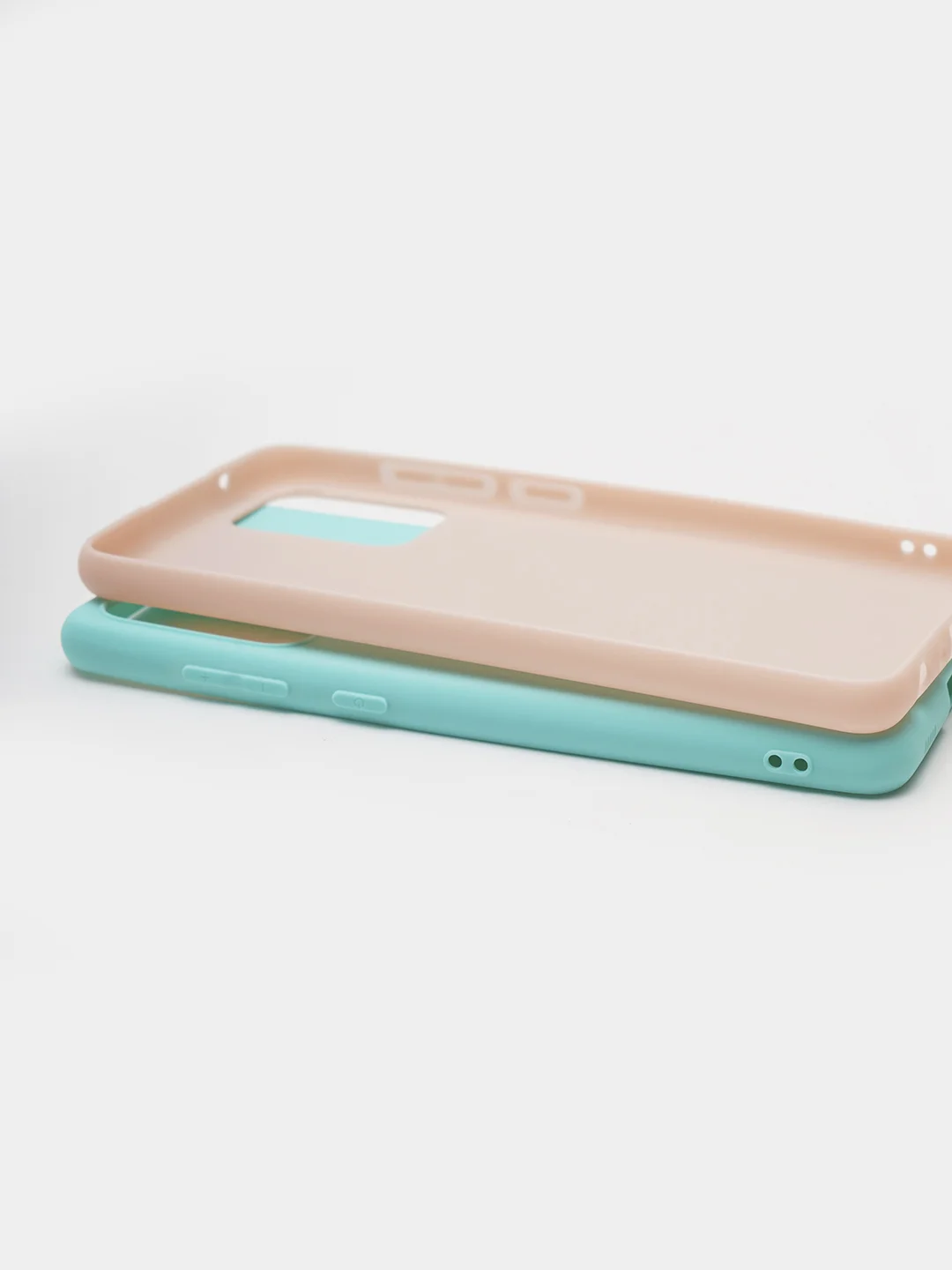 Белый чехол силиконовый матовый для Samsung Galaxy A72