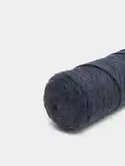 Синий меланж шпагат хлопковый 6мм 100м