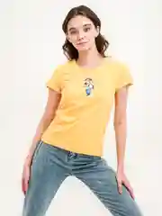 Желтый футболка женская, 4 цвета