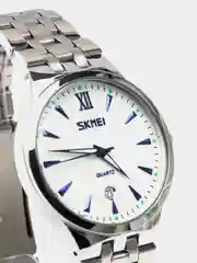 Белый мужские часы наручные кварцевые SKMEI 9071