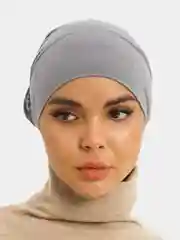 Багровый бони, чепчик-шапочка на резинке под платок, палантин