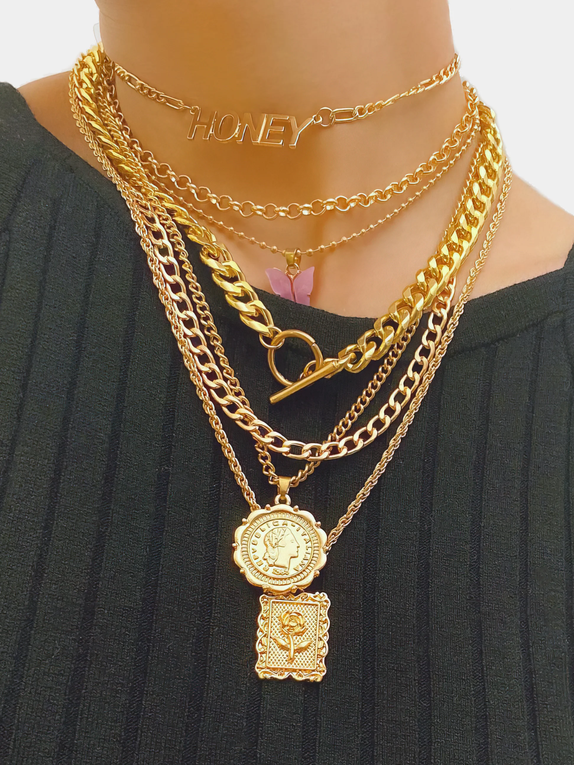 Набор цепочек из 7 штук Honey