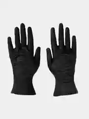 Перчатки Elegreen VINYLTEP PREMIUM одноразовые, чёрные, упаковка 50 пар