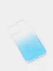 Голубой силиконовый чехол градиент для iPhone 7/8, Xr, 11, 11 pro, 12/12 pro