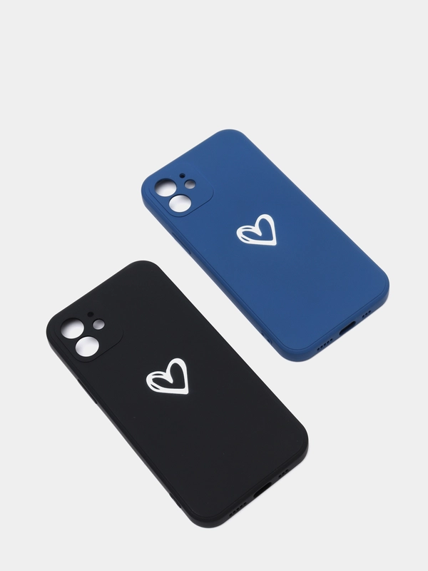 Мягкий силиконовый чехол с подкладом для iPhone  7/8, Xr, 11, 11 pro, 12