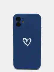 Синий мягкий силиконовый чехол с подкладом для iPhone  7/8, Xr, 11, 11 pro, 12