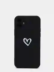 Черный мягкий силиконовый чехол с подкладом для iPhone  7/8, Xr, 11, 11 pro, 12