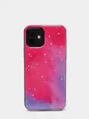 Розовый силиконовый чехол с блестками для iPhone 7/8, Xr, 11, 11 pro, 12/12 pro