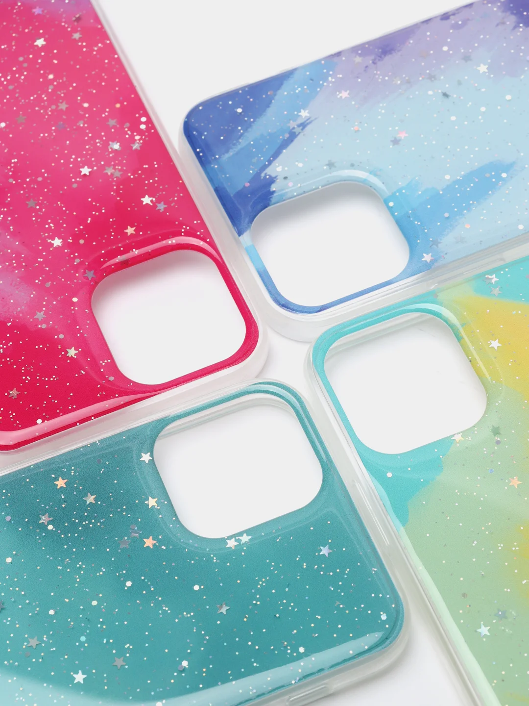 Силиконовый чехол с блестками для iPhone 7/8, Xr, 11, 11 pro, 12/12 pro