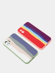Силиконовый чехол с подкладом для iPhone 7/8, Xr, 11, 11 pro, 12