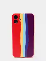 Розовый силиконовый чехол с подкладом для iPhone 7/8, Xr, 11, 11 pro, 12