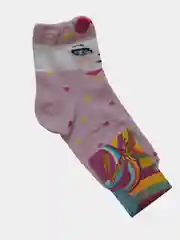 Лавандовый носки детские с принтом