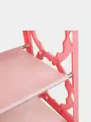 Шоколадный этажерка для обуви Принт, 45x19x58см, 4 полки, металл, пластик