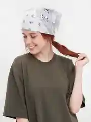 Бандана с принтом,черная