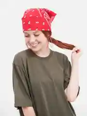 Бандана с принтом,черная
