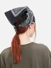 Бандана с принтом,черная
