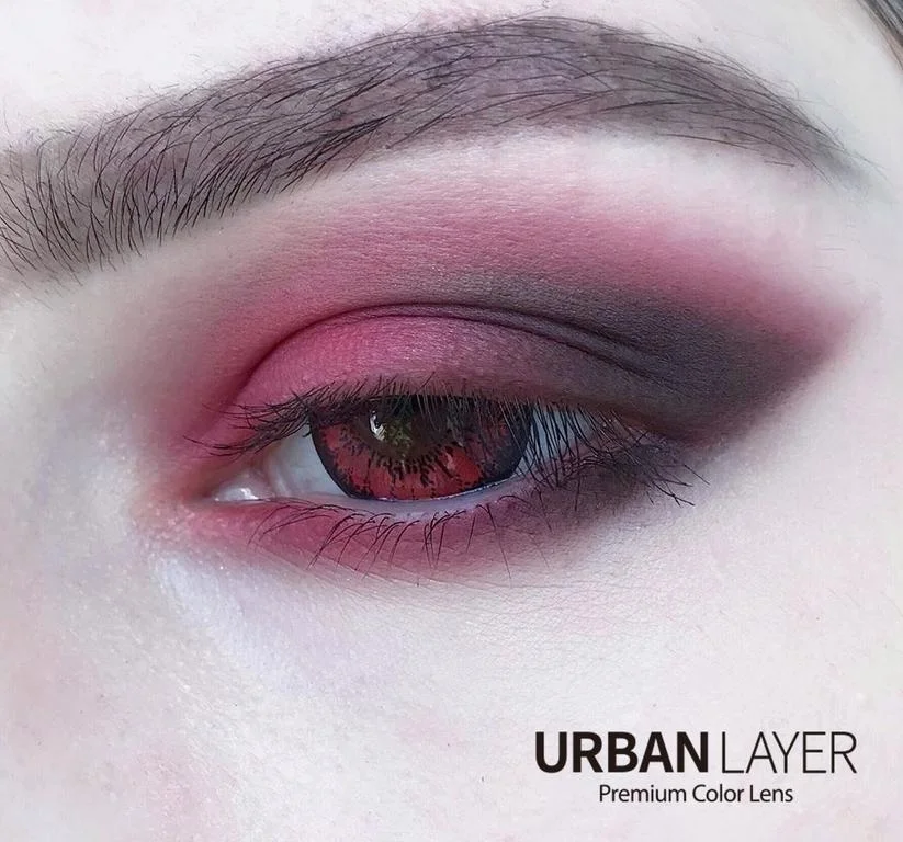 Цветные линзы красные Tokyo Red