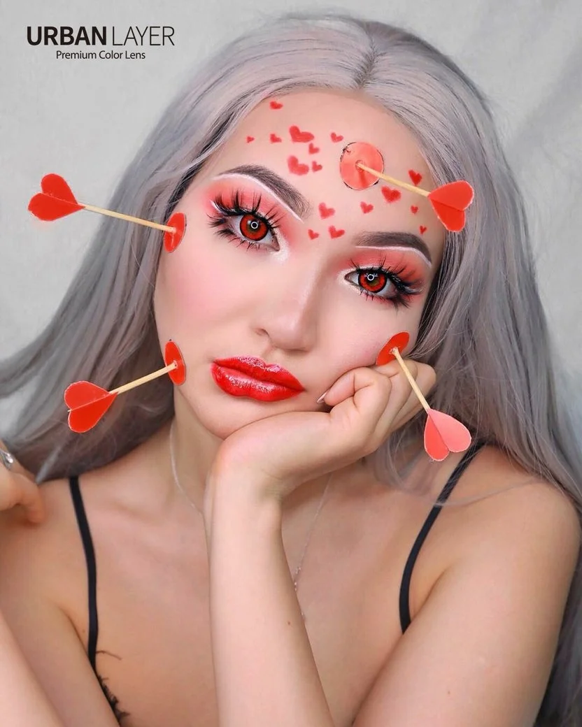 Цветные линзы красные Tokyo Red
