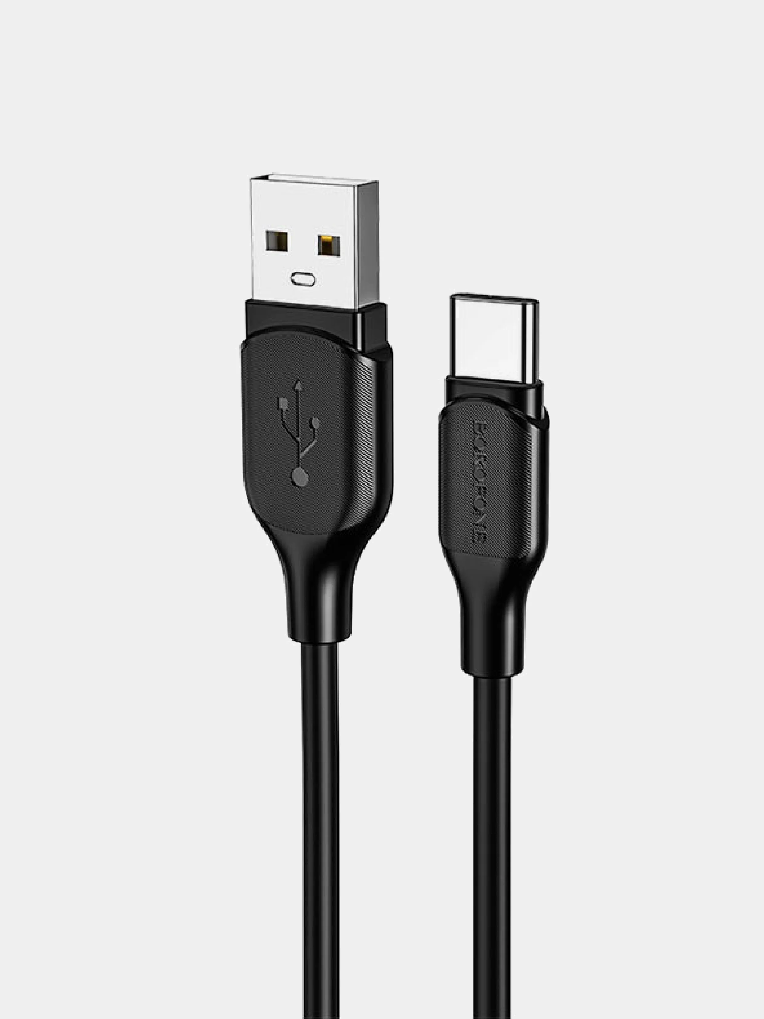 Черный usb кабель Type-C, Borofone BX42 Encore, 1 метр