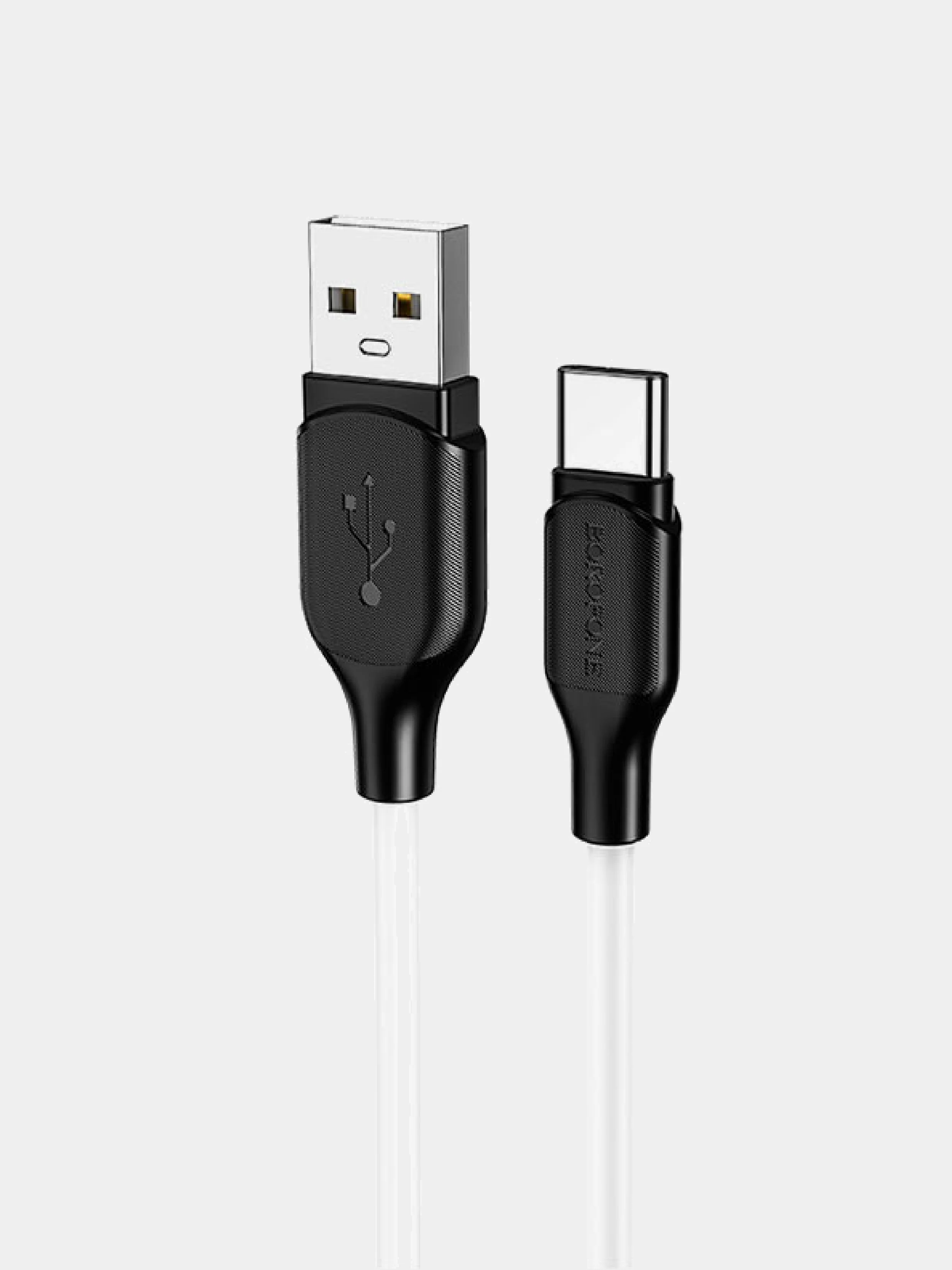 Белый usb кабель Type-C, Borofone BX42 Encore, 1 метр