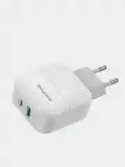 Черный зарядное устройство Borofone BA46A USB + Type-C PD (быстрая зарядка 3.0, 3A, 18W)