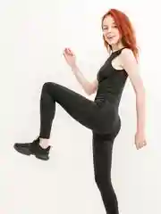 Спортивный женский костюм, комбинезон