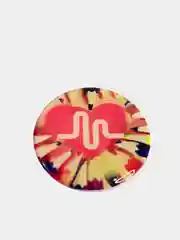 Оранжевый поп-сокет для смартфона Tik Tok / Кольцо-держатель