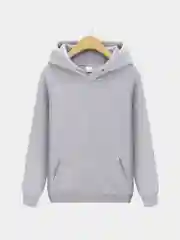 Серый худи