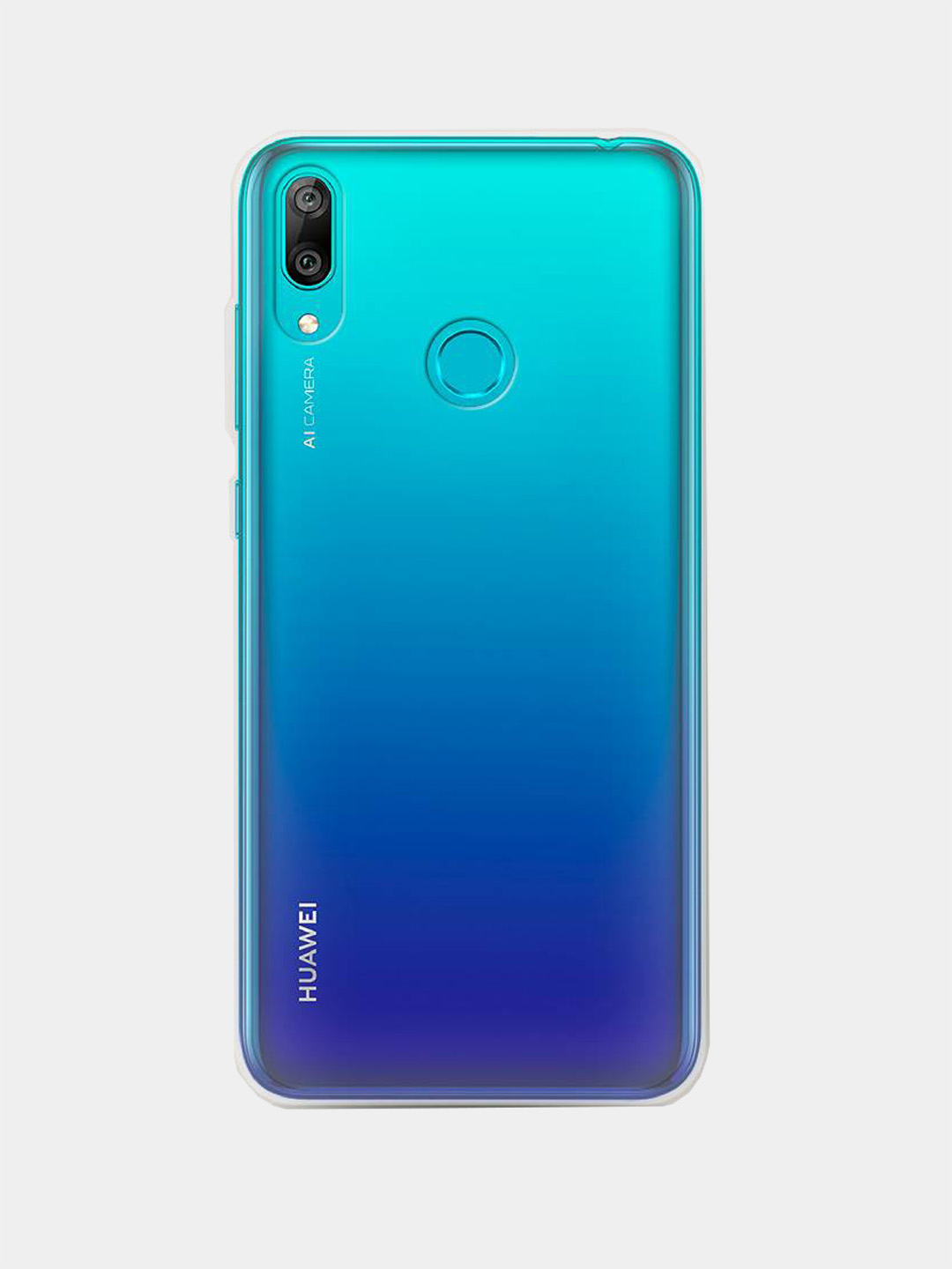 Плотный чехол Huawei Y7 2019 прозрачный 1,5 мм купить по цене 119 ₽ в  интернет-магазине KazanExpress