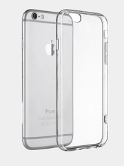 Чехол для iPhone 6S, прозрачный, 1,5 мм