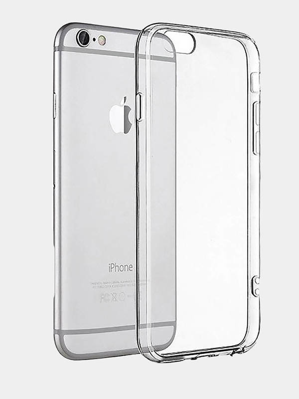 Чехол для iPhone 6S, прозрачный, 1,5 мм