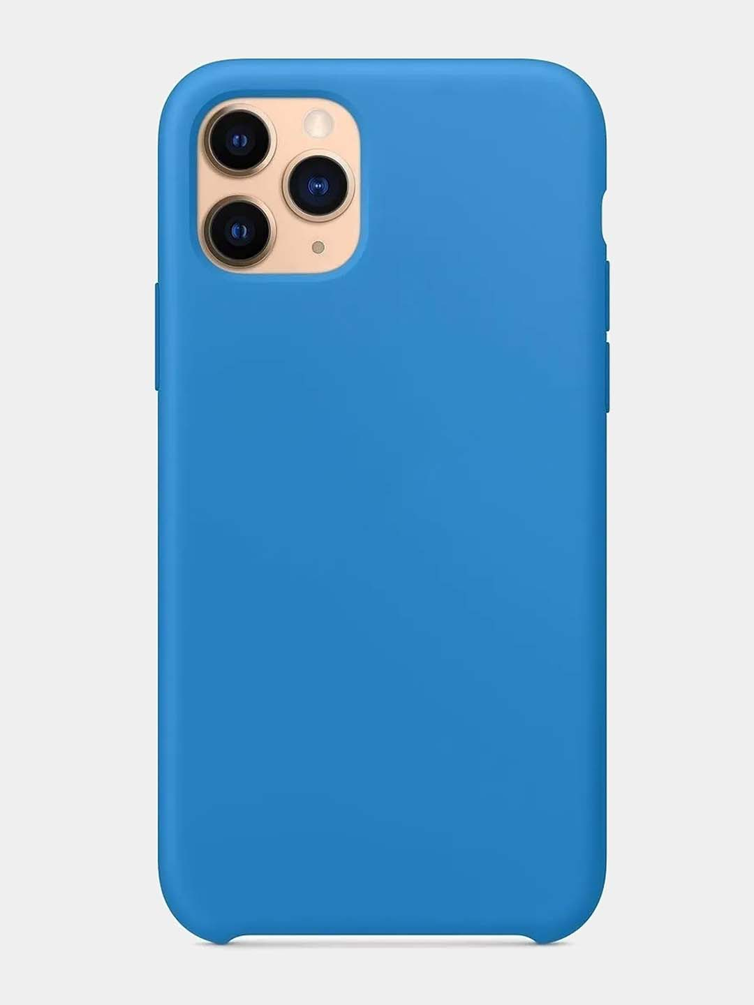 Чехол Silicone Case для iPhone 12 / iPhone 12 Pro (закрытый низ и микрофибра)  купить по цене 99 ₽ в интернет-магазине Магнит Маркет