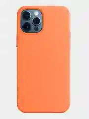 Манго чехол Silicone Case для iPhone 12 / iPhone 12 Pro (закрытый низ и микрофибра)